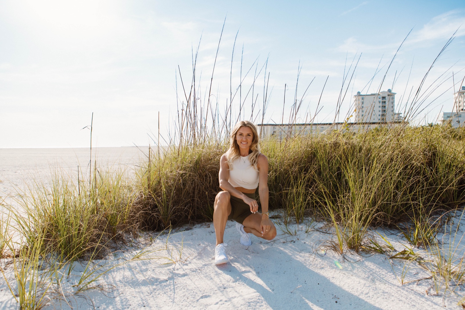 Rebecca Louise on Sarasota beach